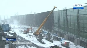 «Терминал Астафьева» запустил мощную систему пылеподавления